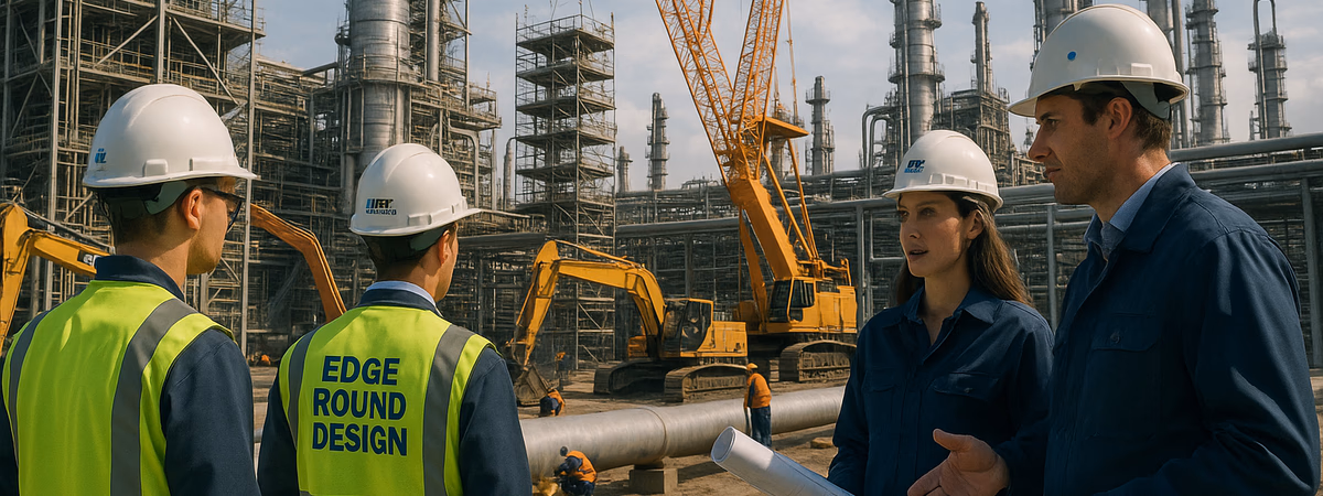 Imagine fundal pentru Antrepriză Generală Edge Round Design