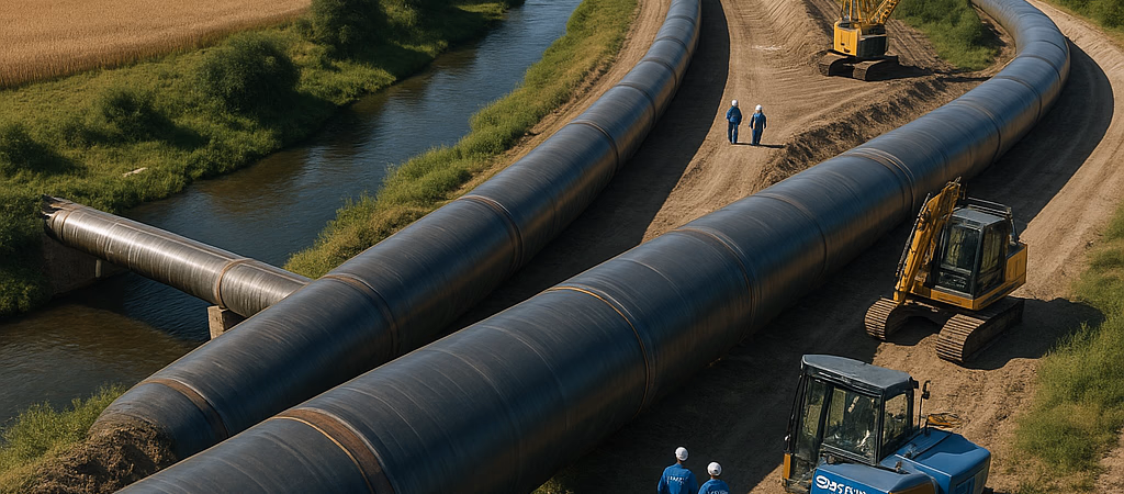 Imagine fundal pentru Conducte Edge Round Design