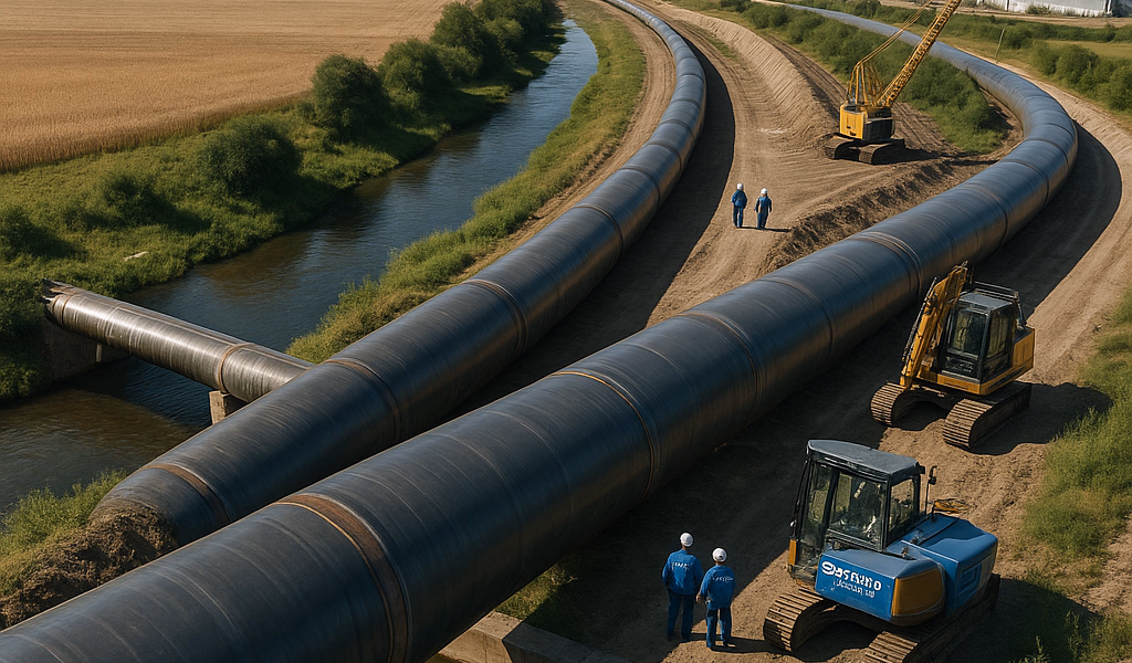 Imagine fundal pentru Conducte Edge Round Design