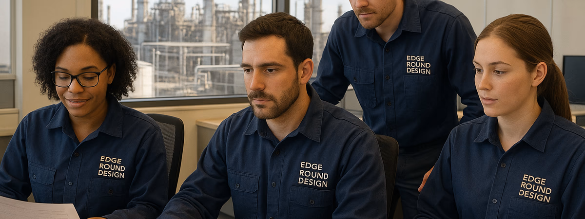 Echipa profesională Edge Round Design - Oportunități de carieră în sudarea TIG și industria energetică