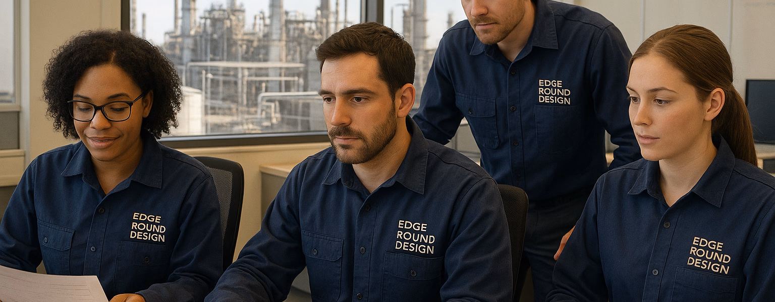 Echipa profesională Edge Round Design - Oportunități de carieră în sudarea TIG și industria energetică